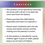 Remote Control Moving Mouse Toy for Cats