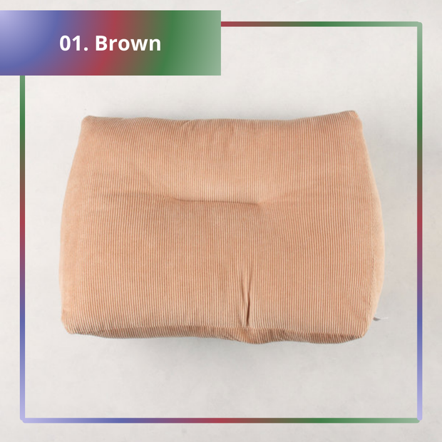 Corduroy Back Support Cushion 40 X 35 X 18 cm