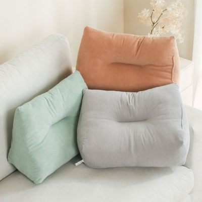 Corduroy Back Support Cushion 40 X 35 X 18 cm