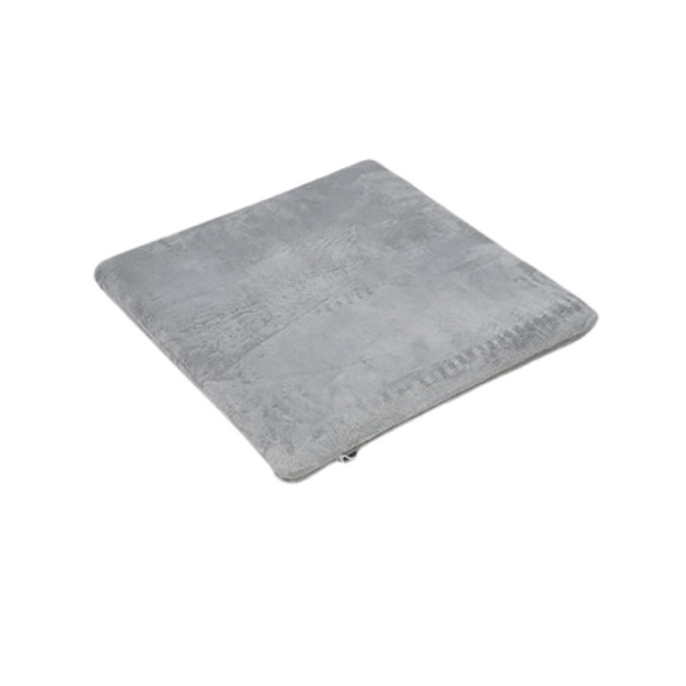 Microfiber Square Memory Foam Cushion 39 x 39 x 3.5cm