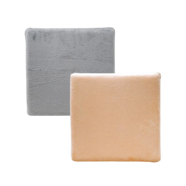 Microfiber Square Memory Foam Cushion 39 x 39 x 3.5cm