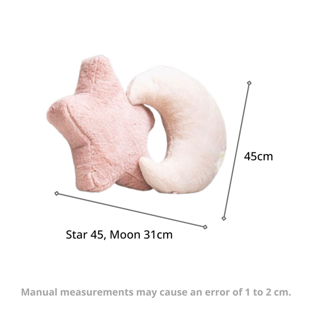 Bed Sofa Soft Star Moon Cushion 45 cm