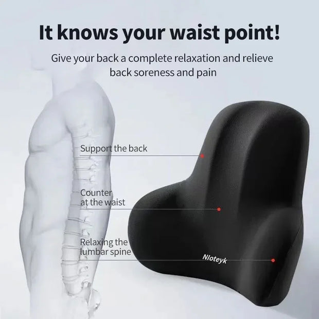 Neck Pillow Waist Cushion Car Seat Car Assesories