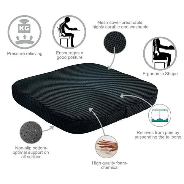 Back Pain Relief Comfort Office Chair Car Seat Cushion