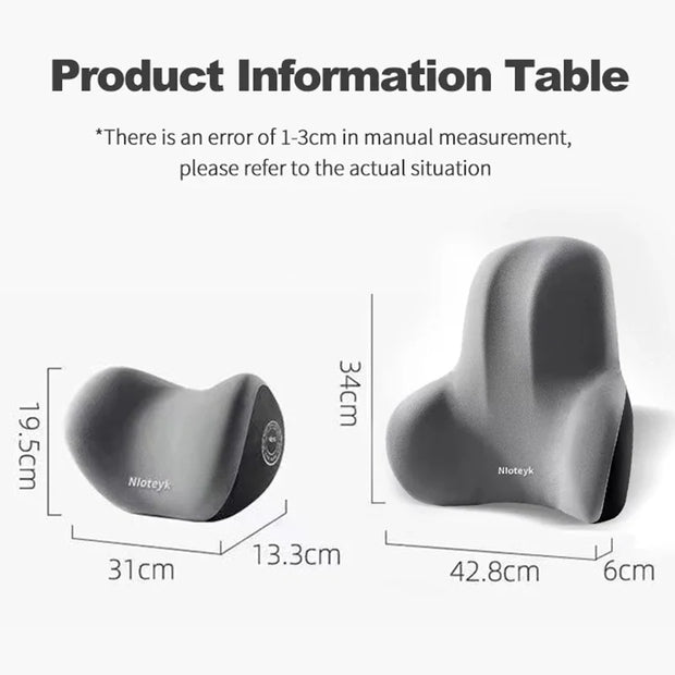 Neck Pillow Waist Cushion Car Seat Car Assesories